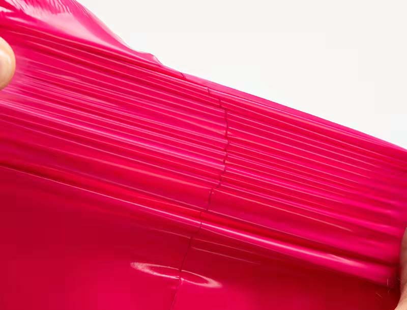 阜新玫红色快递袋-05